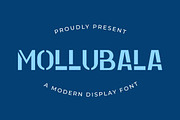 Mollubala - Modern San Serif Font, a Sans Serif Font by Artiveko (Thumbnail 1 of 4)