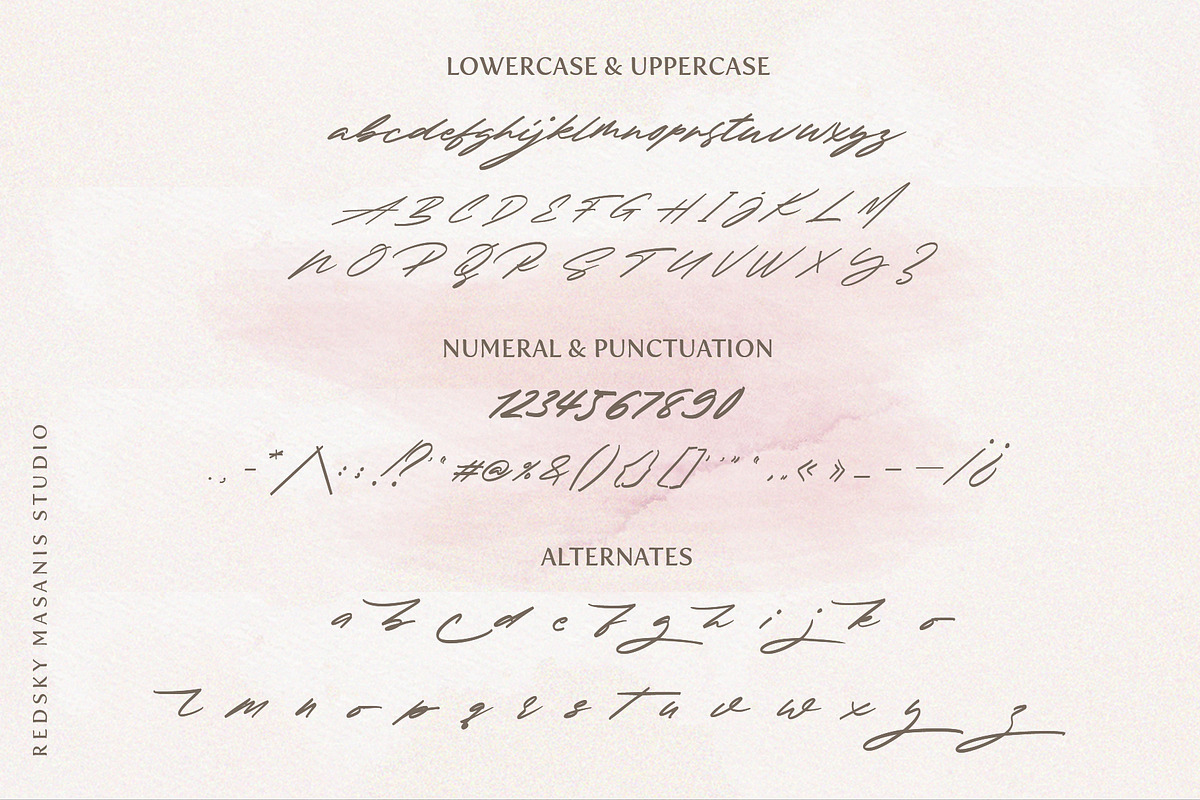 RedSky - Luxurious Signature, a Script Font by Masanis (Photo 5 of 16)