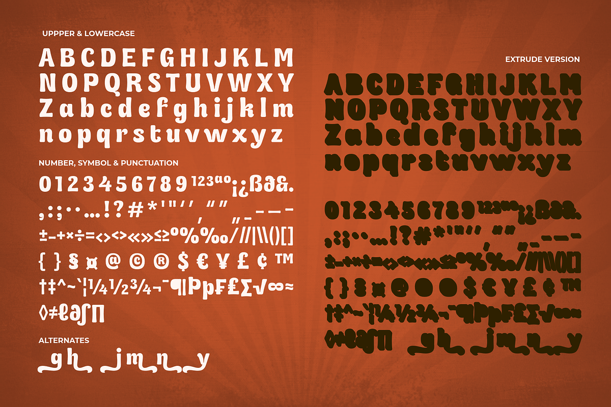 Boldry Display, a Sans Serif Font by Ainun Jinan (Photo 8 of 9)
