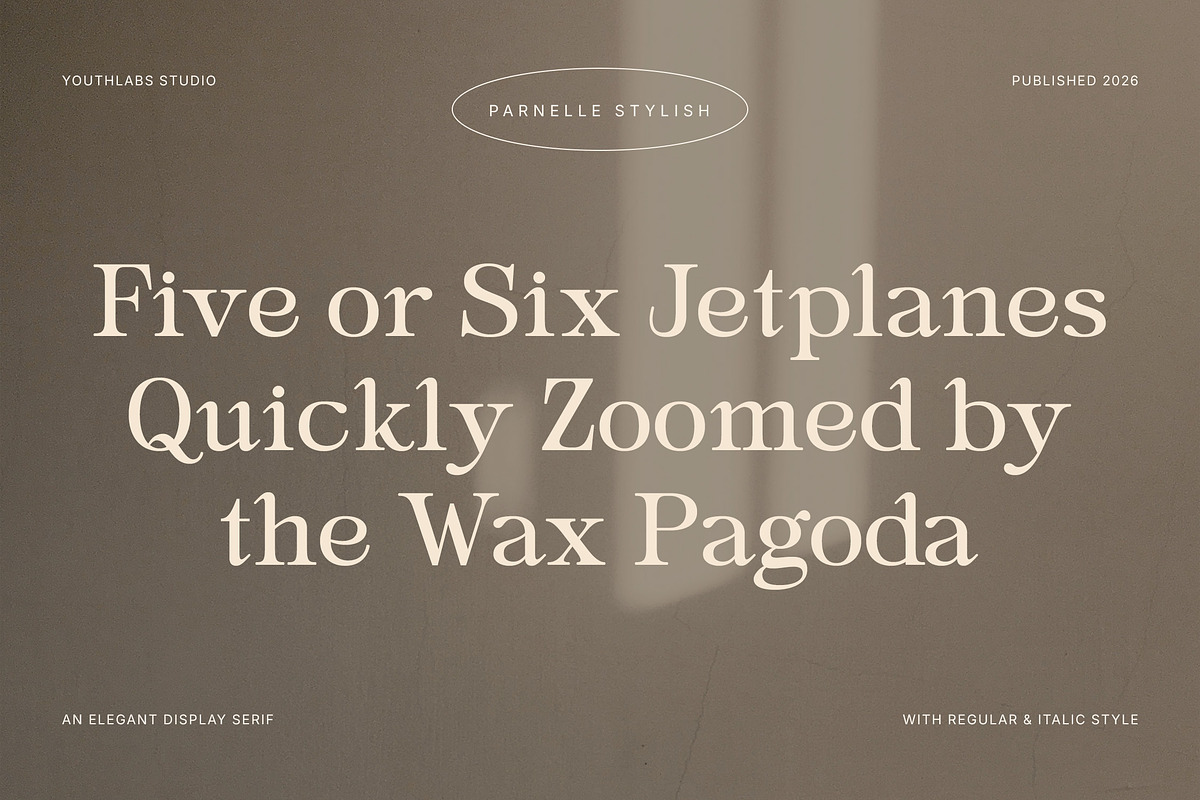 Parnelle - Elegant Serif Font, a Serif Font by Youthlabs Studio (Photo 2 of 12)