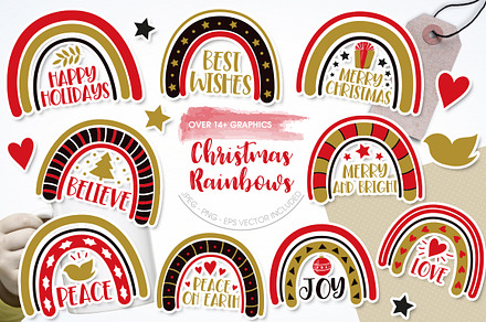 Christmas Rainbows 1