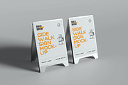 Sidewalk sign Mockup, a Product Mockup by xavier_studio (Thumbnail 6 of 6)