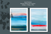 About Sunset, Watercolor Scenery, a Background Graphic by Marmoris.Arts (Thumbnail 4 of 17)