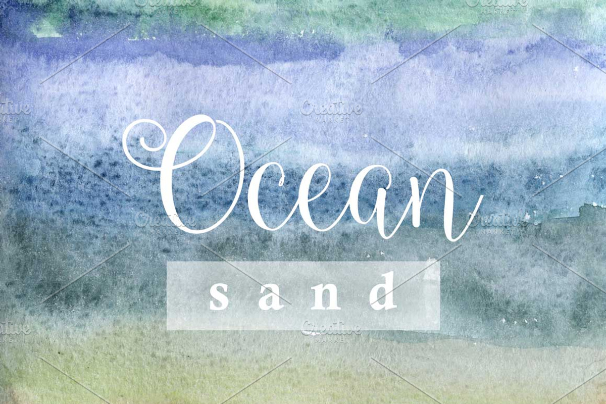Ocean sand watercolor texture, a Texture Graphic by Inna Vinchenko Designs (Photo 1 of 2)