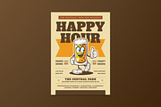 Happy Hour Flyer, a Flyer Template by MMPixelCraft (Thumbnail 4 of 5)