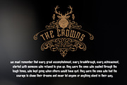 Heavier Crowns - Display Blackletter, a Blackletter Font by Dhabee (Thumbnail 15 of 16)