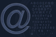 Blue Jeans Bitmap Font & PNGs, a Sans Serif Font by Creative Graphics (Thumbnail 2 of 6)
