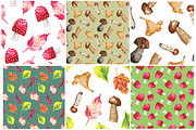 Watercolor autumn set, a Pattern Graphic by lenavetka87 (Thumbnail 2 of 3)