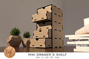 Small Desk storage Organizer 5Drawer, a Templates & Theme by StanleyTirtoutomo (Thumbnail 3 of 7)