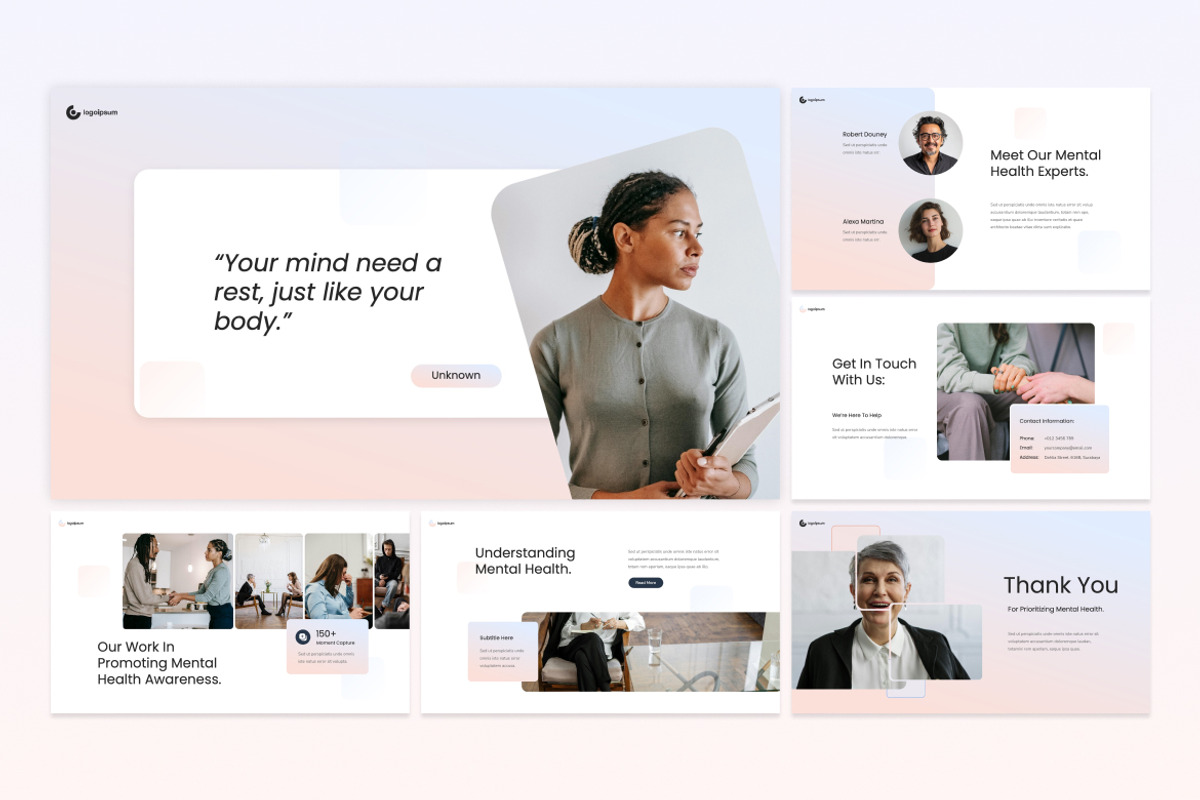 Mental Health Presentation Keynote, a Presentation Template by Antstheme (Photo 2 of 2)