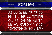 Roknag - Nordic Sport Font, a Sans Serif Font by Pandeka Studio (Thumbnail 9 of 9)