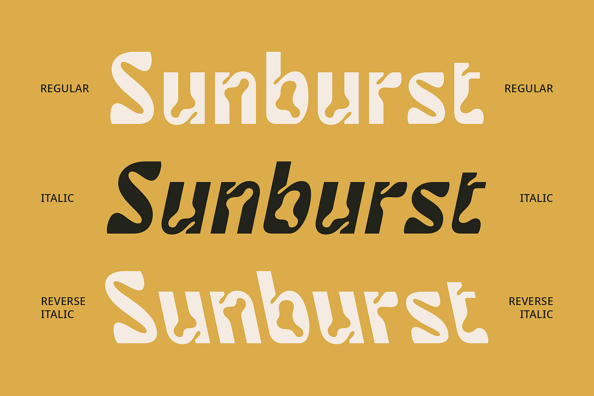 CS Tropica – Psychedelic Font, a Sans Serif Font by Craft Supply Co. (Photo 2 of 8)
