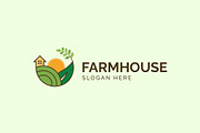 Farmhouse - Farm Logo Template, a Branding & Logo Template by Creattlle (Thumbnail 2 of 4)