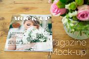 Magazine Mockup, a Print Template by The Art of Pics (Thumbnail 1 of 2)