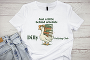 I Was Dilly Dallying Goose, a Graphic by Vector Portal (Thumbnail 3 of 5)