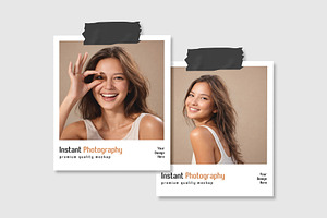 Instant Photography Mockup, a Product Mockup by graphypix