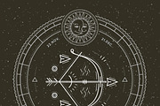 ♐ Sagittarius Zodiac Symbol, an Object Graphic by painterr (Thumbnail 2 of 2)