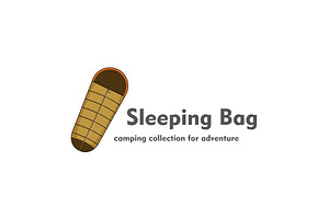 simple sleeping bag icon logo design, a Branding & Logo Template by Pyruos ID