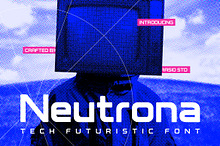 Neutrona Tech Futuristic Font