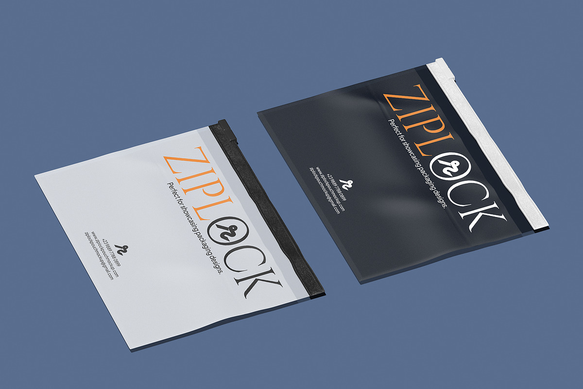 Ziplock Pouch Mockup, a Packaging Mockup by Permadi Creative (Photo 5 of 5)