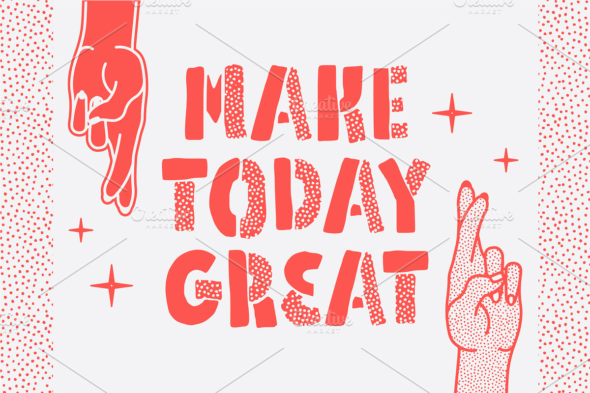 Dotted Font, a Sans Serif Font by Moloko88 (Photo 4 of 6)