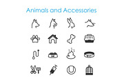 Animals and accessories, an Outline Icon by Karawan (Thumbnail 2 of 4)