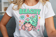Beachy Cute Hermit Crab PNG, an Illustration by Sublimation Artist (Thumbnail 5 of 9)