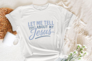 Let Me Tell You About My Jesus PNG,, an Illustration by SharpMarketplace (Thumbnail 7 of 9)