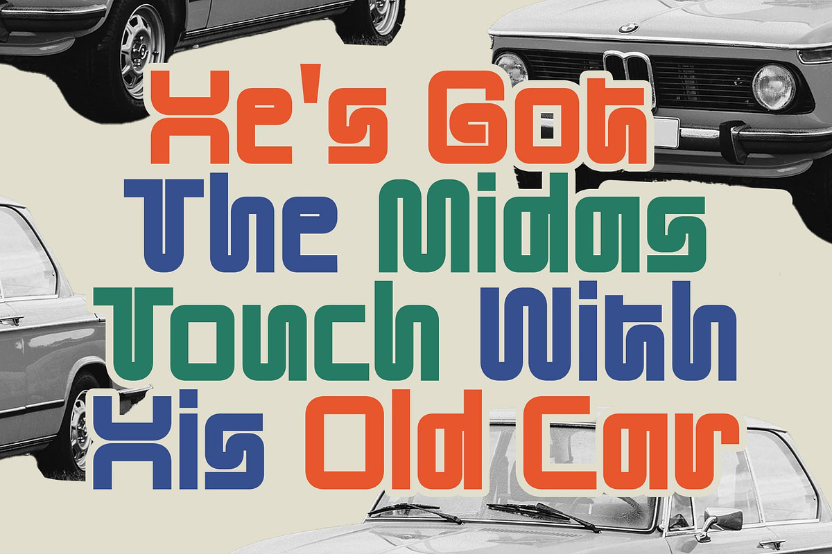 CS Venia – Retro Font, a Sans Serif Font by Craft Supply Co. (Photo 5 of 8)