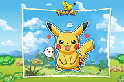 Adventure with Pokémon Stickers, an Animal Illustration by Blendient (Thumbnail 4 of 13)