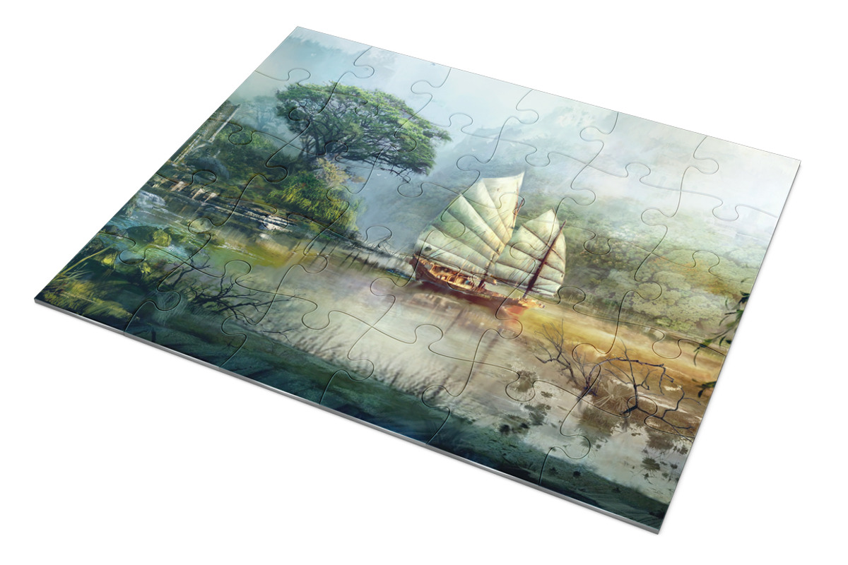 Puzzel Mockup, a Print Template by PixelMockup (Photo 5 of 5)