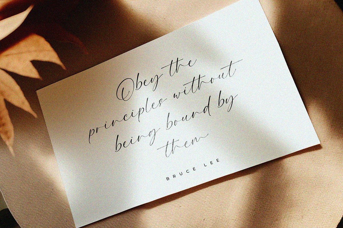 Adoraline Script Calligraphy Font, a Script Font by Pen Culture (Photo 6 of 11)