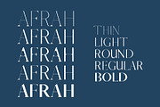 Afrah Serif Font Family Pack, a Serif Font by Creativetacos (Thumbnail 2 of 10)