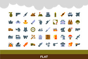 200 Military Icon Pack, a Duotone Icon by Creastale (Thumbnail 4 of 5)