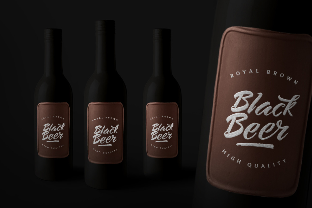The Beard - Branded Typeface +Extras preview 7