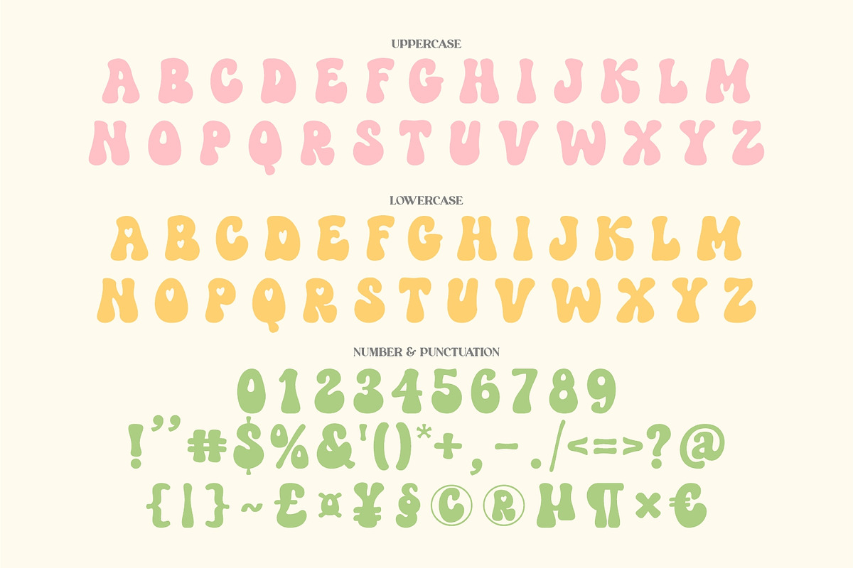 Retro Daisy - Groovy Retro Font, a Handwritten Font by Keithzo (Photo 7 of 9)