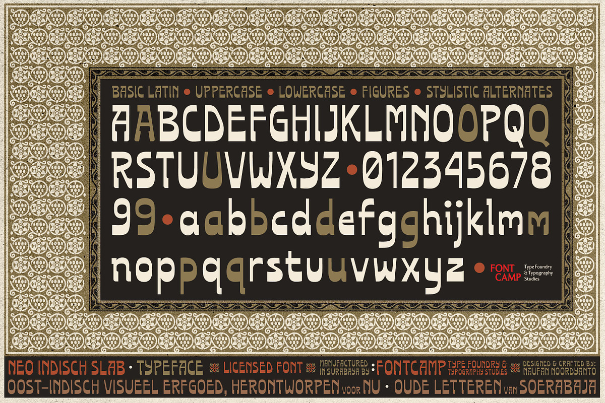 Neo Indisch Slab Font, a Slab Serif Font by Fontcamp Type Foundry (Photo 2 of 7)