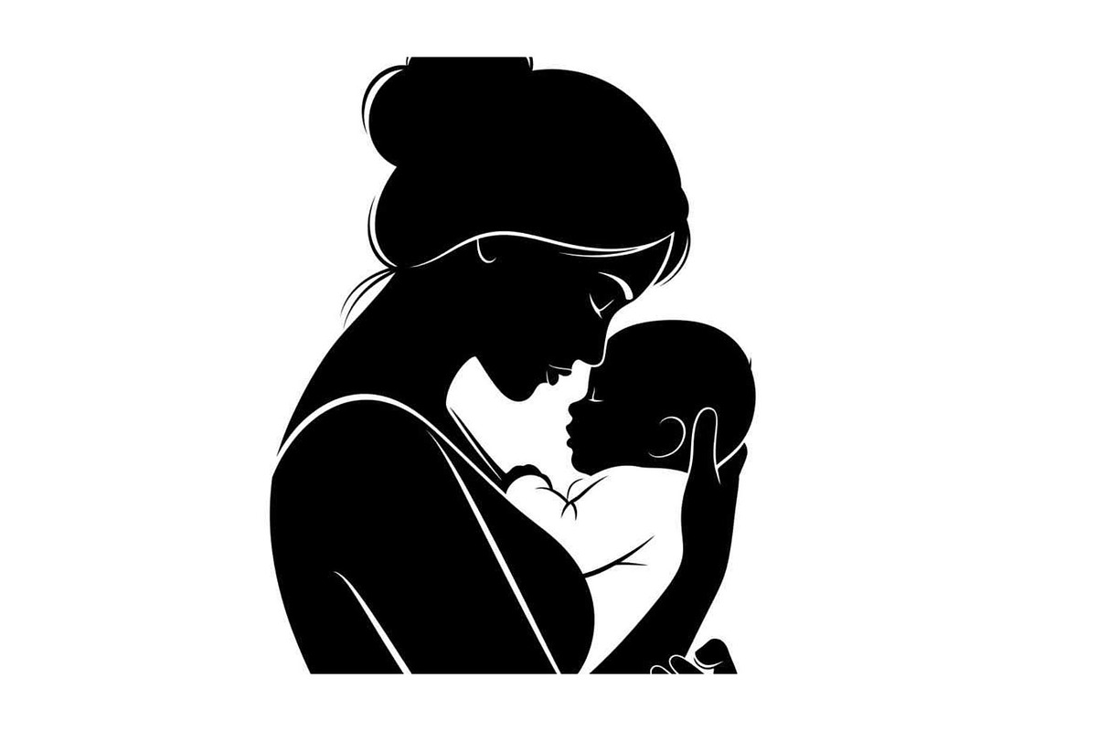 50 Mother and Baby Love Silhouette S, an Illustration by Designs_River (Photo 25 of 51)