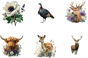 Scotland Inspired Watercolour, a Seasonal Illustration by CreationArt (Thumbnail 5 of 5)