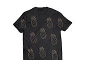 Pineapple Clipart Digital art, a Graphic by ConfettiBears (Thumbnail 4 of 5)