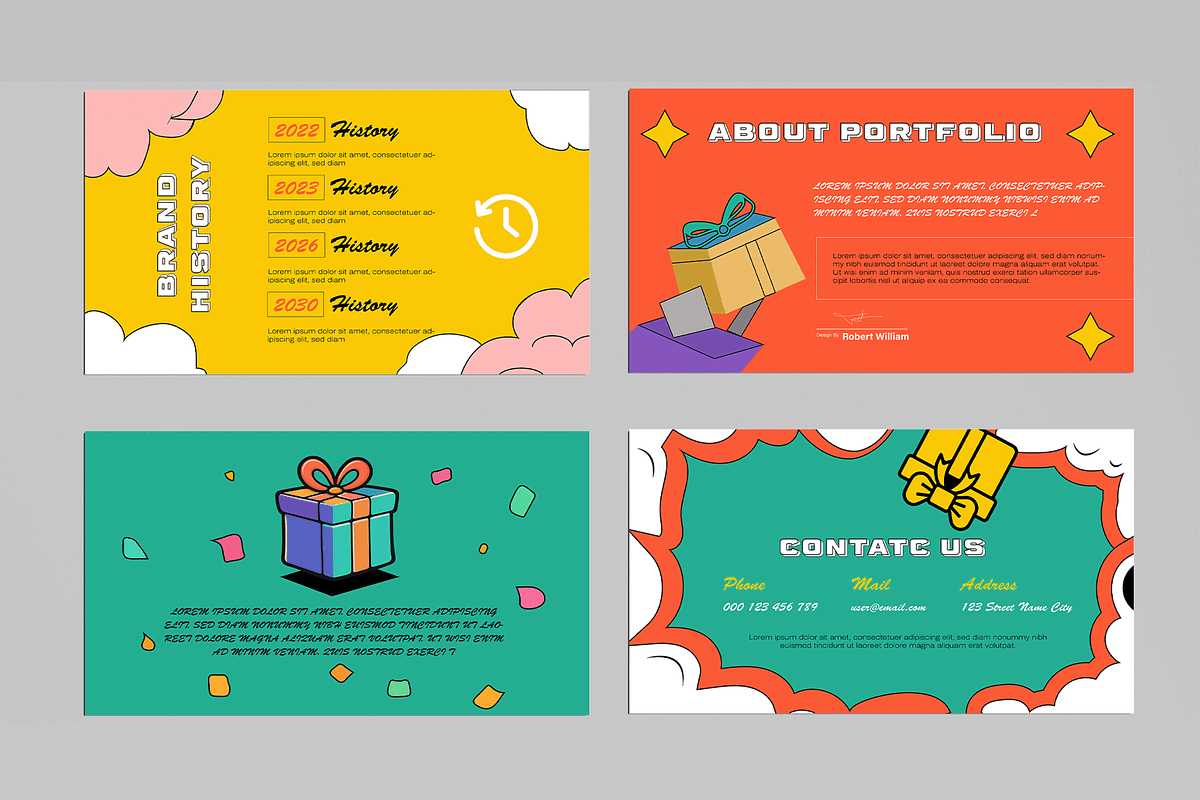 Portfolio Presentation Template, a Presentation Template by MightyDesign (Photo 5 of 8)