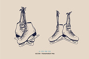 Hand drawn Figure Skating clipart, a Sport Illustration by Wild Muse (Thumbnail 4 of 6)