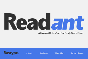 Readant Normal - Family Font