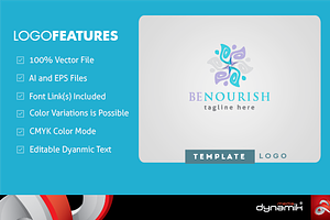 Be Nourish - Logo Template
