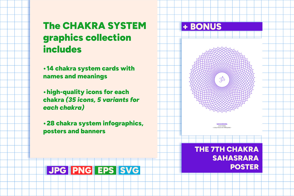 CHAKRA SYSTEM graphics collection, a Healthcare Illustration by LiiaLonn Studio (Photo 6 of 6)