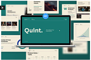 Quint Pitch Deck Keynote, a Presentation Template by Neermana (Thumbnail 1 of 5)