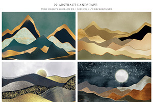 Landscape Backgrounds & Modern Art