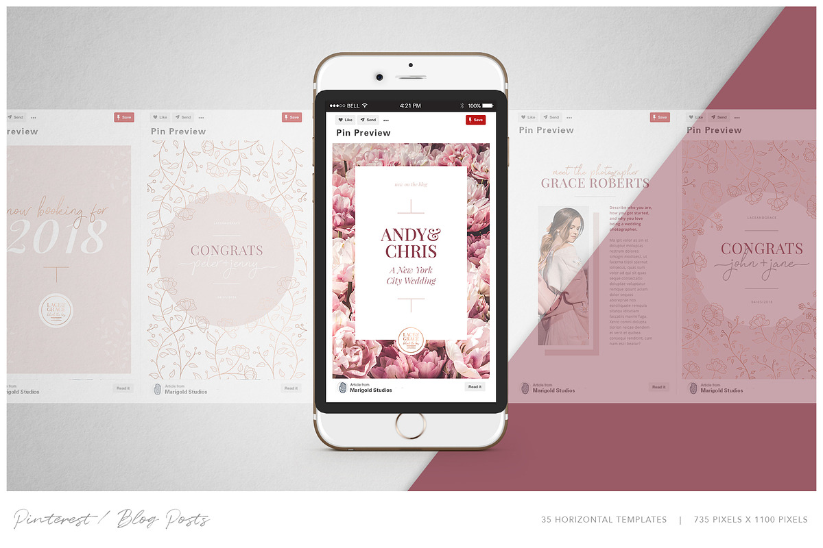 COPPERING | Social Media Kit, a Social Media Template by Marigold Studios (Photo 10 of 14)