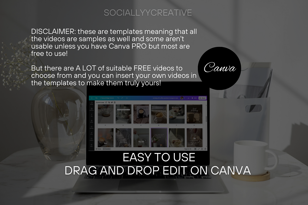 50 Coffee Instagram Reel Templates, a Social Media Template by SociallyyCreative (Photo 7 of 10)