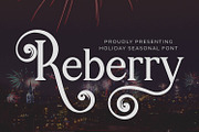 Reberry Font, a Script Font by Runsell Studio (Thumbnail 1 of 5)